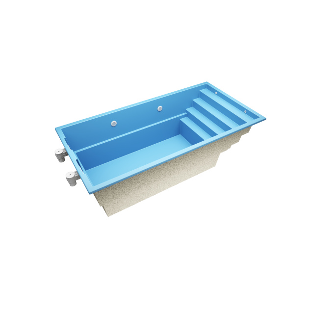 Avero A6   6 * 3 * 1,5m GFK Pool