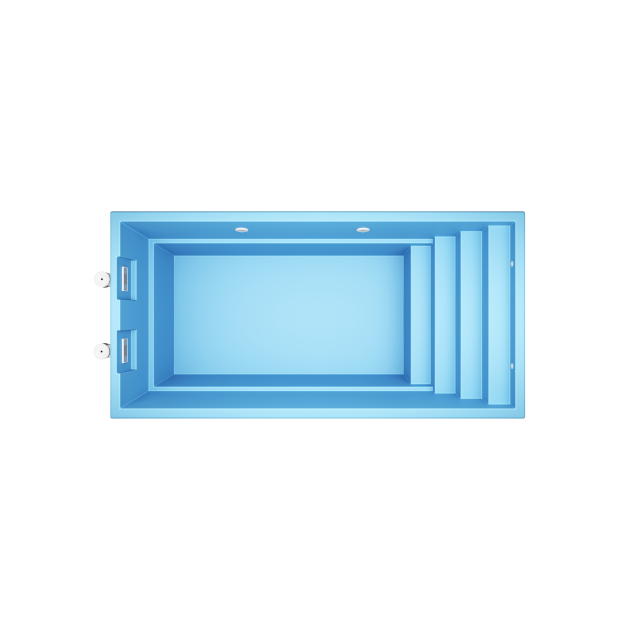 Avero A6   6 * 3 * 1,5m GFK Pool
