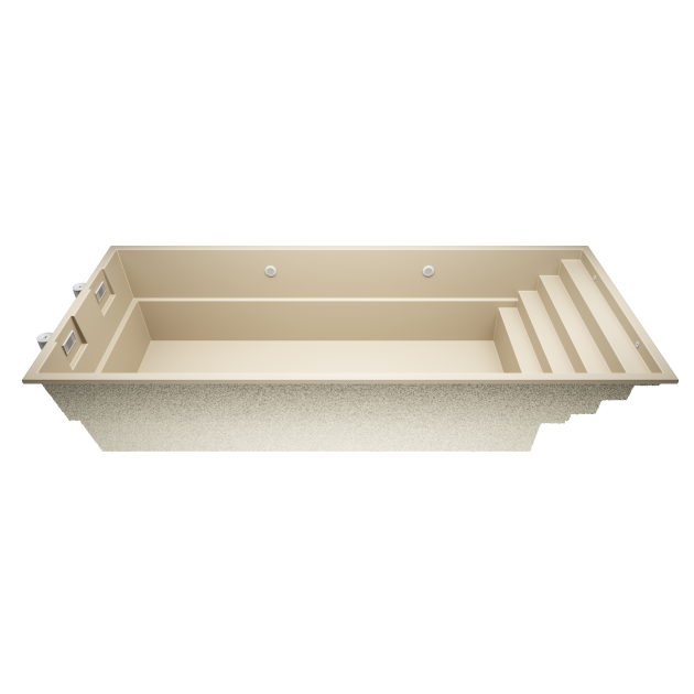 Avero A8  8,3 * 3,5 * 1,5m GFK Pool