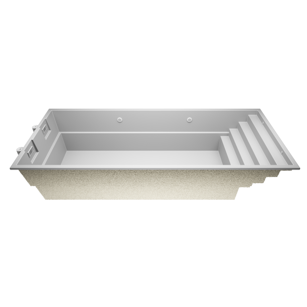 Avero A8  8,3 * 3,5 * 1,5m GFK Pool