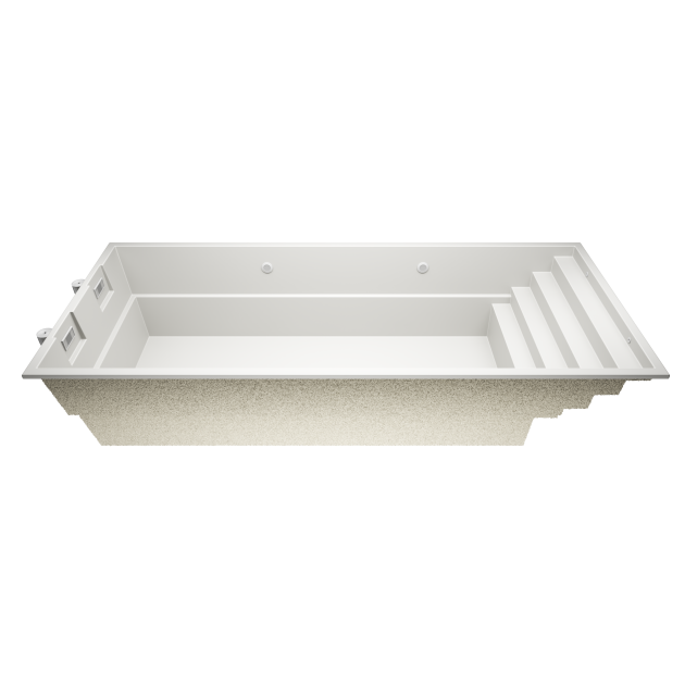 Avero A8  8,3 * 3,5 * 1,5m GFK Pool