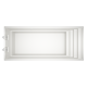 Avero A8  8,3 * 3,5 * 1,5m GFK Pool