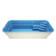 Bairo 8,1 * 3,7 * 1,5 m GFK Pool
