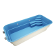 Bairo 8,1 * 3,7 * 1,5 m GFK Pool