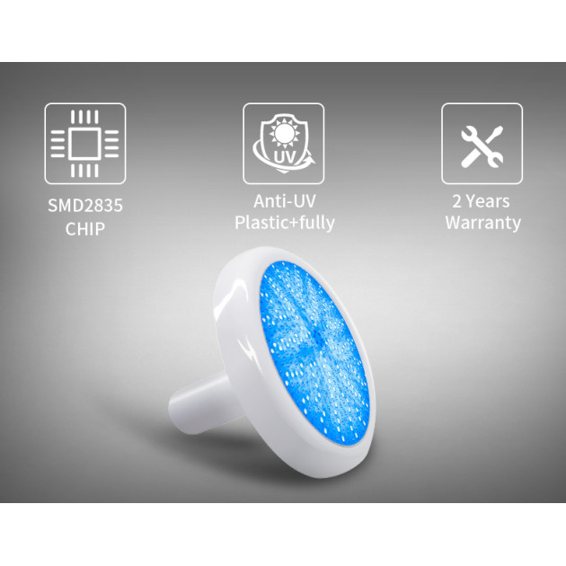 RGBW LED Poollampe mit Trafo & Fernbedienung
