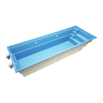 Tanoa T7   7,9 m * 3 m * 1.5 m GFK Pool