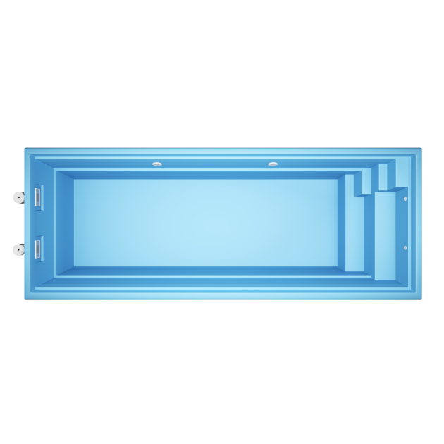 Tanoa T7   7,9 m * 3 m * 1.5 m GFK Pool