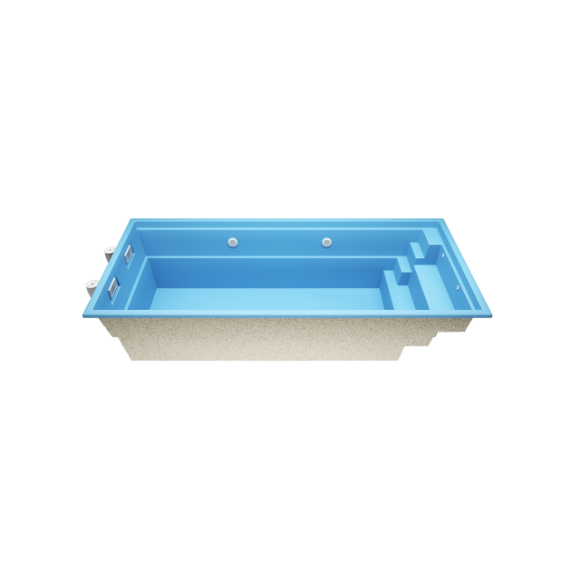 Tanoa T6   6,4 * 3 * 1,5m  GFK Pool