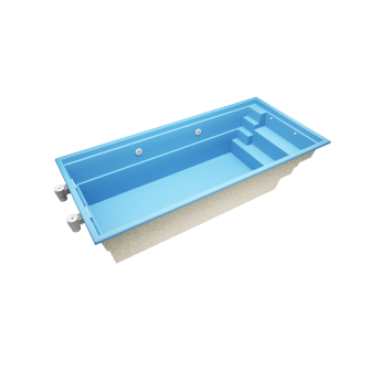 Tanoa T6   6,4 * 3 * 1,5m  GFK Pool