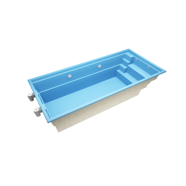 Tanoa T6   6,4 * 3 * 1,5m  GFK Pool