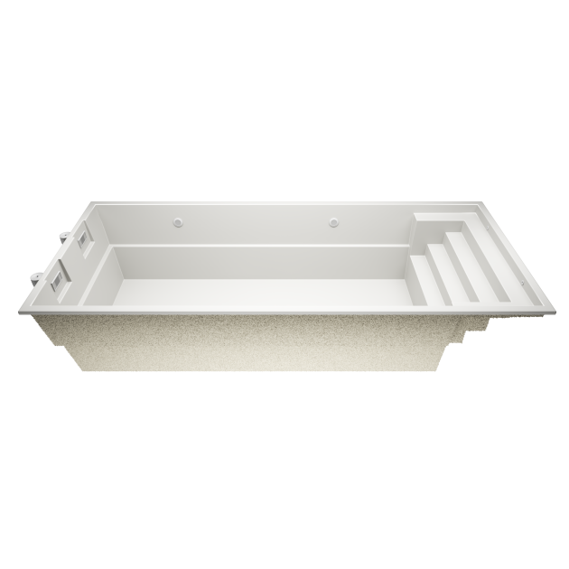 Aurix A8 8,4 * 3,6 * 1.5 m GFK Pool
