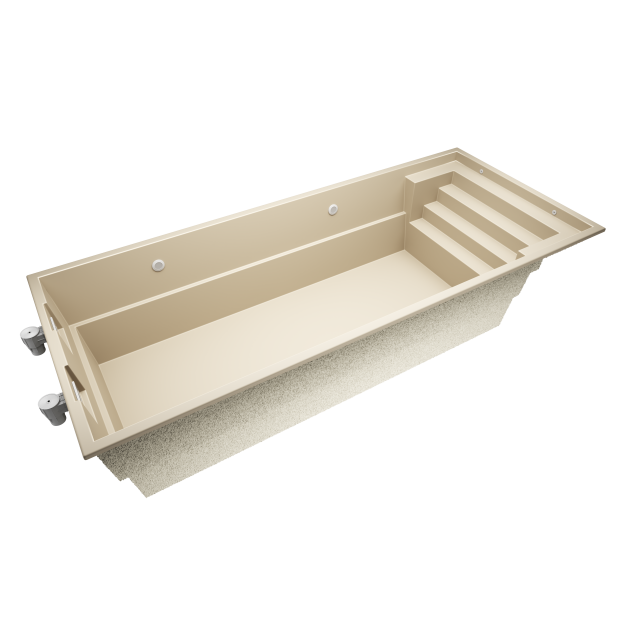 Aurix A8 8,4 * 3,6 * 1.5 m GFK Pool
