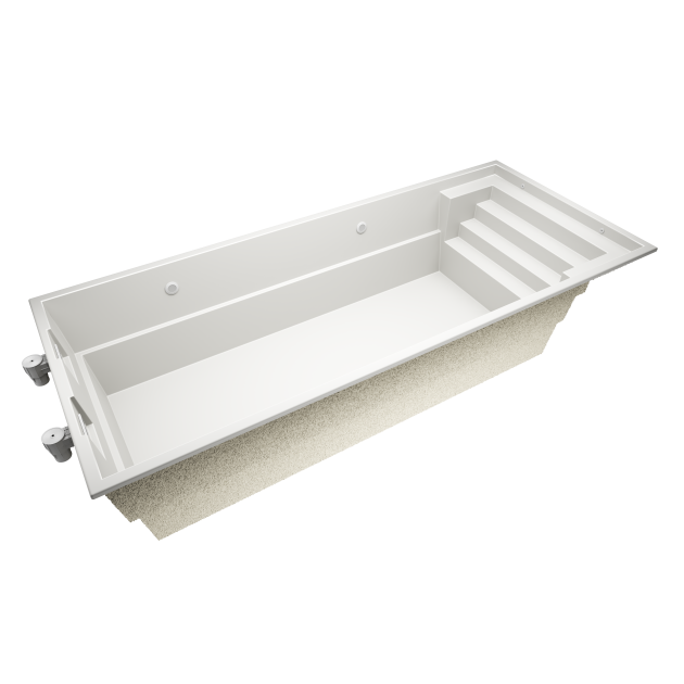 Aurix A8 8,4 * 3,6 * 1.5 m GFK Pool