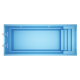 Aurix A8 8,4 * 3,6 * 1.5 m GFK Pool