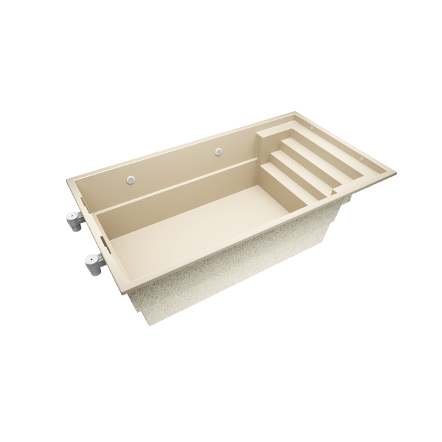 Aurix A6  6 * 3 * 1,5m GFK pool