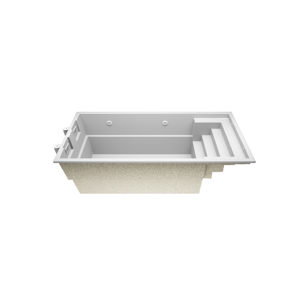 Aurix A6  6 * 3 * 1,5m GFK pool