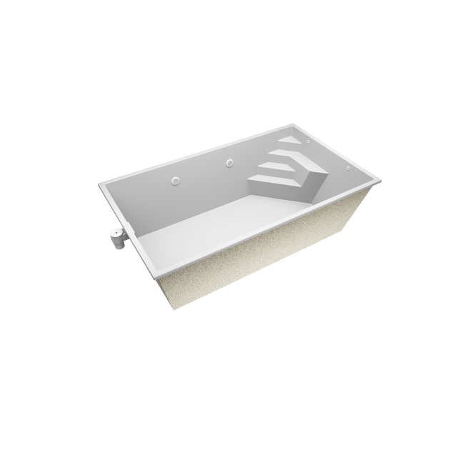 Novus N5  5.2 * 3 * 1.5m GFK Pool