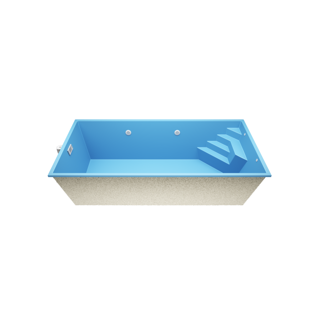 Novus N6 6 *3 * 1.5 m GFK Pool