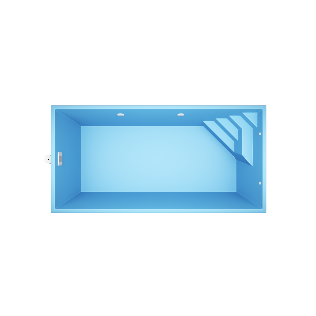 Novus N6 6 *3 * 1.5 m GFK Pool