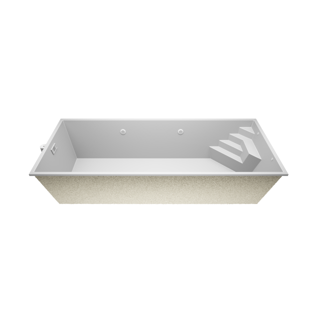 Novus N7  7 * 3 * 1.5 m GFK Pool