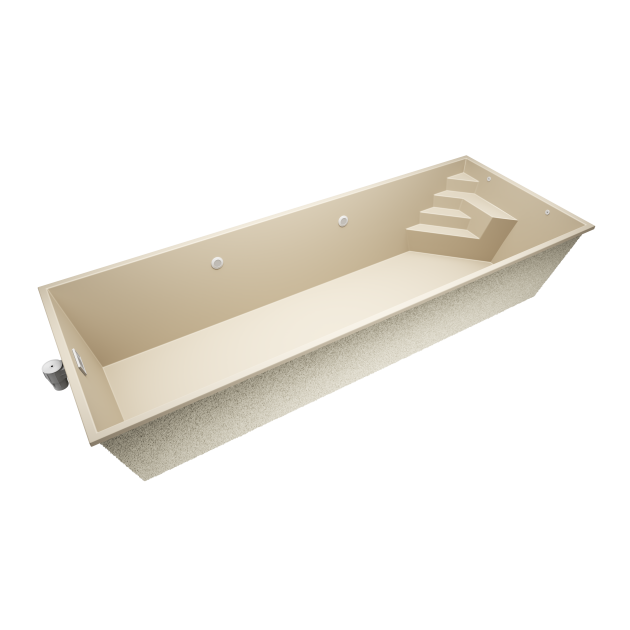 Novus N8 8 * 3 * 1.5m GFK Pool