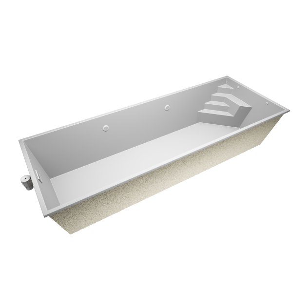 Novus N8 8 * 3 * 1.5m GFK Pool