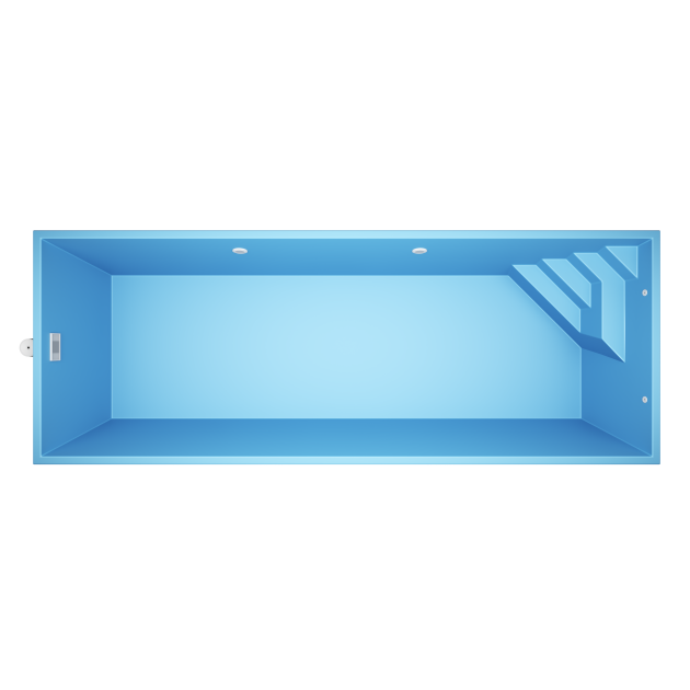 Novus N8 8 * 3 * 1.5m GFK Pool