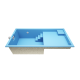 Polaris  5 * 2,7 * 0,4-1,1m GFK Pool