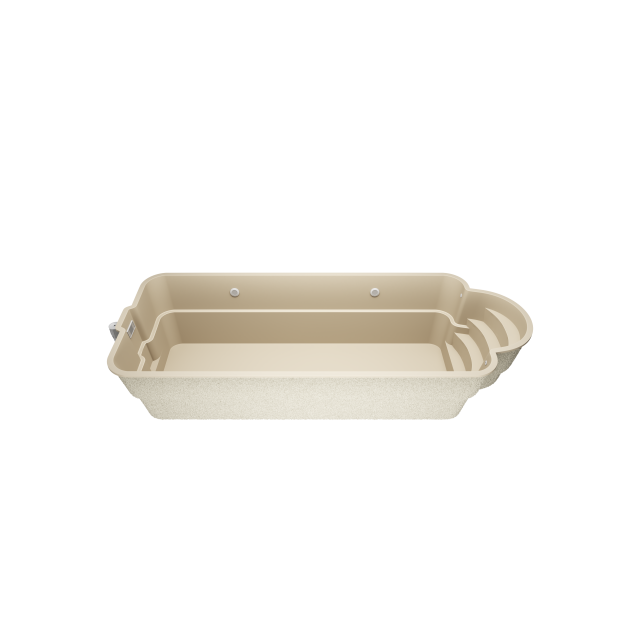 Coral 8 * 3,2 * 1.5 m GFK Pool