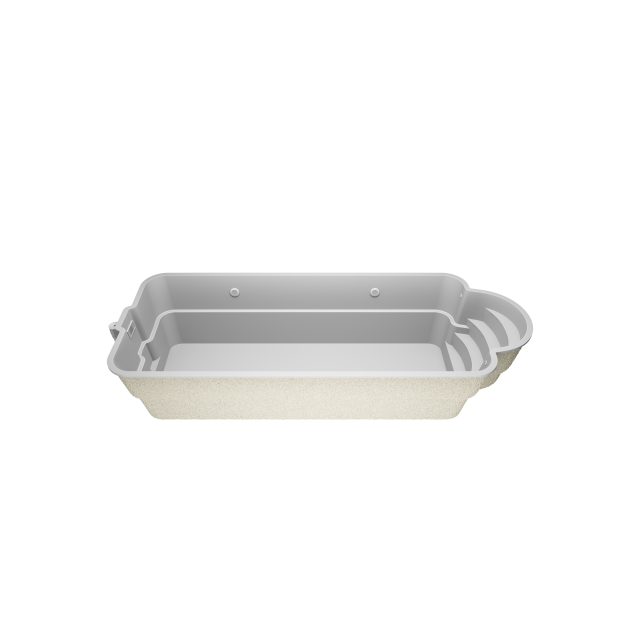 Coral 8 * 3,2 * 1.5 m GFK Pool