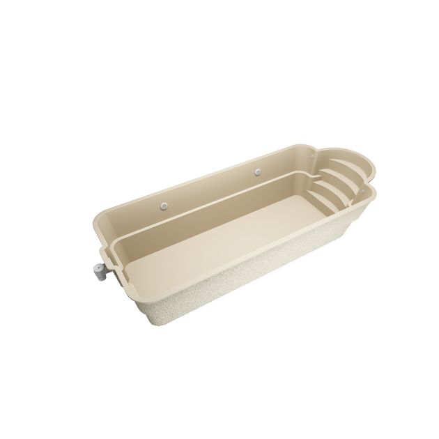 Coral 8 * 3,2 * 1.5 m GFK Pool