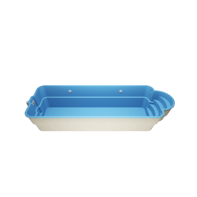 Giro 9 * 3,2 * 1,5 m GFK Pool
