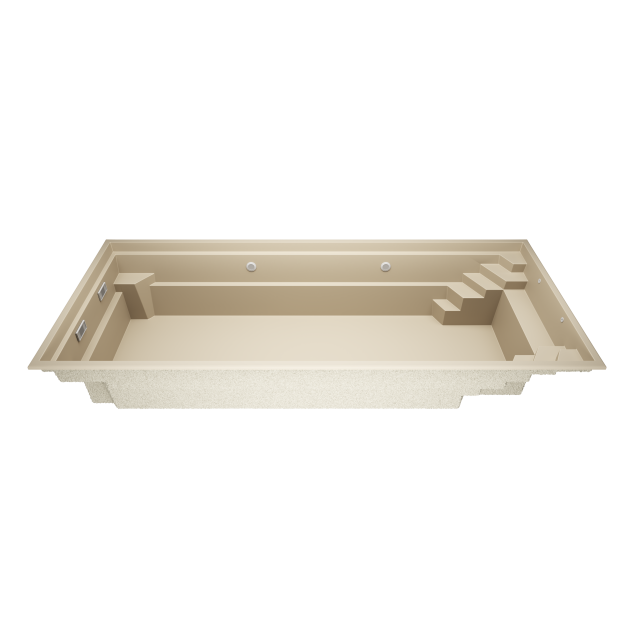 Havero 8,5 * 3,7 * 1.5 m GFK Pool