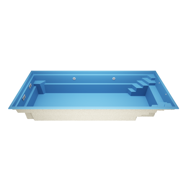 Havero 8,5 * 3,7 * 1.5 m GFK Pool