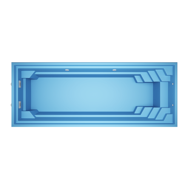 Magnus 8,2 * 3,2 * 1,5 m GFK Pool