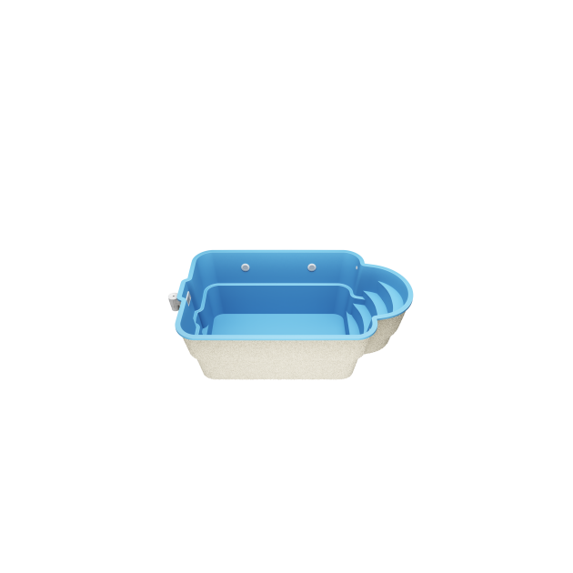 Marea 5 * 3 * 1.5m GFK Pool