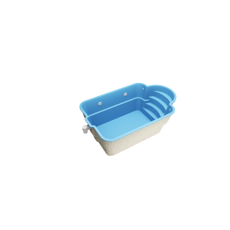 Marea 5 * 3 * 1.5m GFK Pool