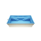 Optima 6   6,45 * 3,7 * 1.5 m GFK Pool
