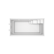 Soren S5M   5 * 2,7 * 1-1,5 m  GFK Pool