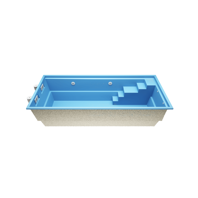 Soren S6M  6 * 2.7 * 1.5 m GFK Pool