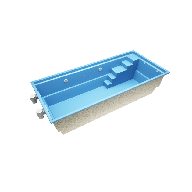 Soren S6M  6 * 2.7 * 1.5 m GFK Pool