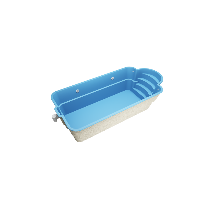 Vela 7 * 3,2 * 1,5m GFK Pool
