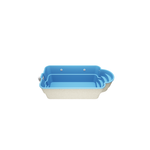 Vavero 6 * 3 * 1.5m GFK Pool
