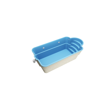 Vavero 6 * 3 * 1.5m GFK Pool