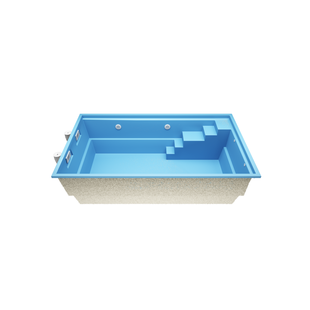 Soren S5  5.3 * 3.2 *1.5 m GFK Pool