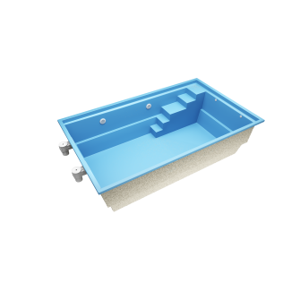 Soren S5  5.3 * 3.2 *1.5 m GFK Pool