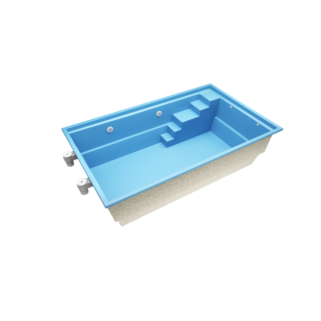 Soren S5  5.3 * 3.2 *1.5 m GFK Pool