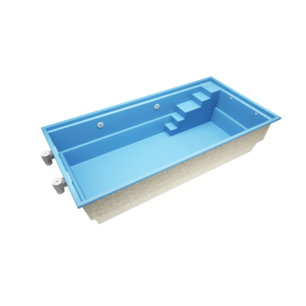 Soren S6  6.3 * 3.2 * 1.5 m GFK Pool
