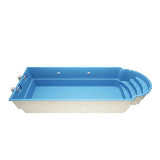 Torin T8 8,1 * 3,28 * 1.5 m GFK Pool