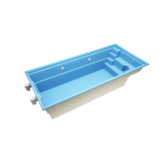Eron  6,5 * 3 * 1,5m GFK Pool